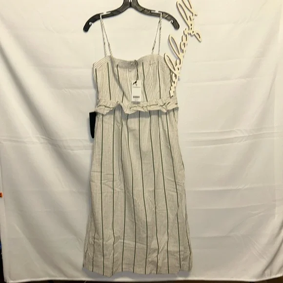 Tuckernuck Mint and White Striped Midi Dress - Picture 6 of 10